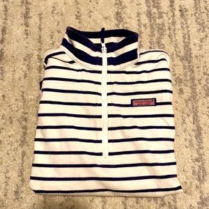 Vineyard Vines Striped Half-Zip